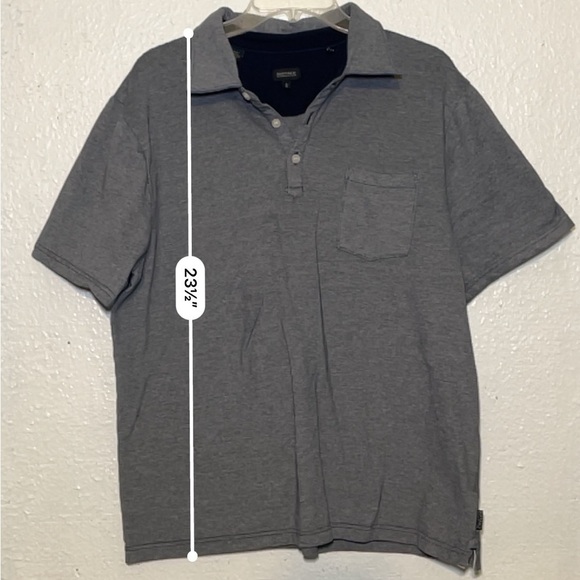 Buffalo by David Bittom light, blue polo shirt, size large - Picture 6 of 7